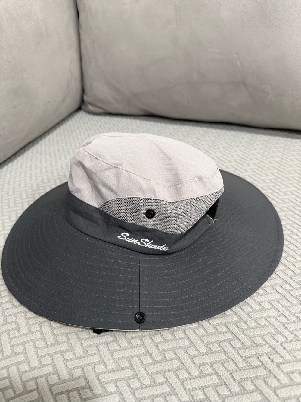 Women's Outdoor Sun-Hats UV Protection Foldable Mesh Wide-Brim Beach Fishing Hat